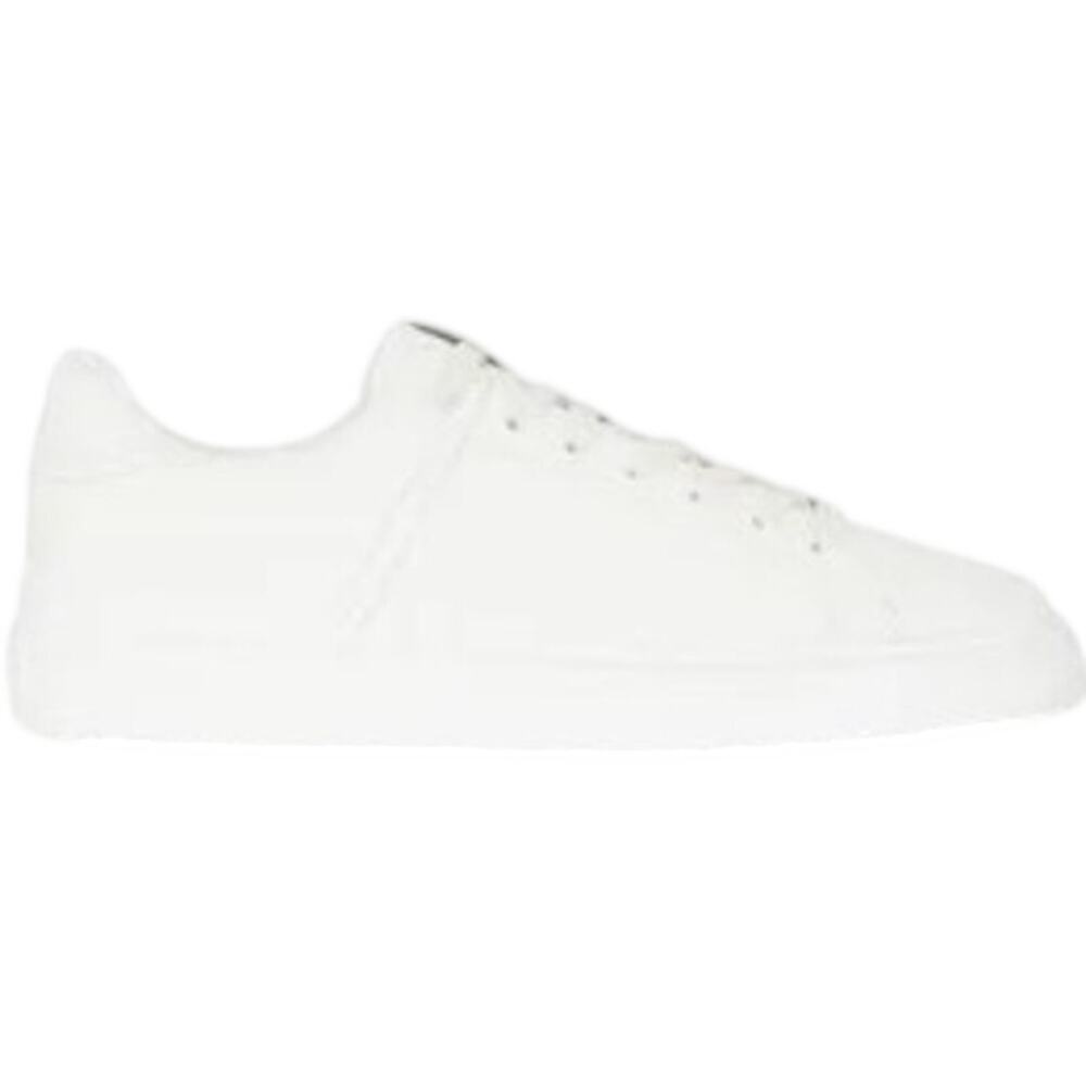 Balmain NIB B-Court Trainers in White Calfskin Size 40